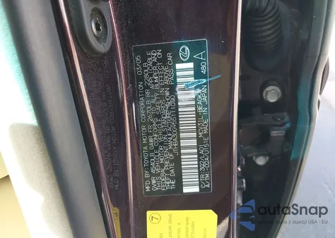 2005 Lexus Es 330 z USA, uszkodzony, nr VIN JTHBA30G955111000